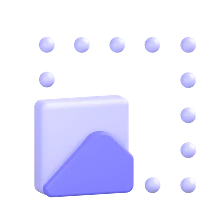 Image Resize  3D Icon