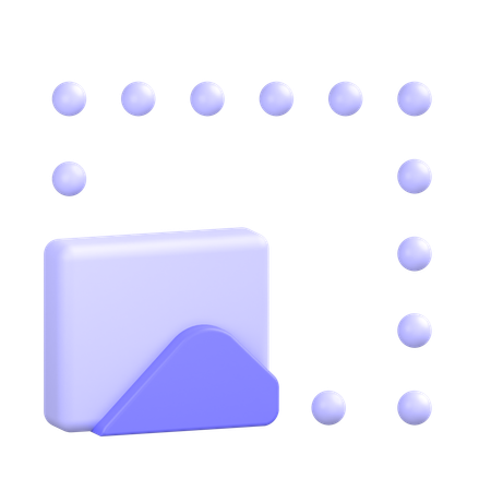 Image Resize  3D Icon