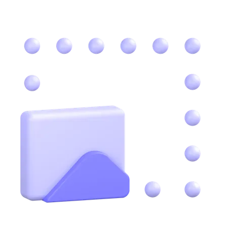 Image Resize  3D Icon