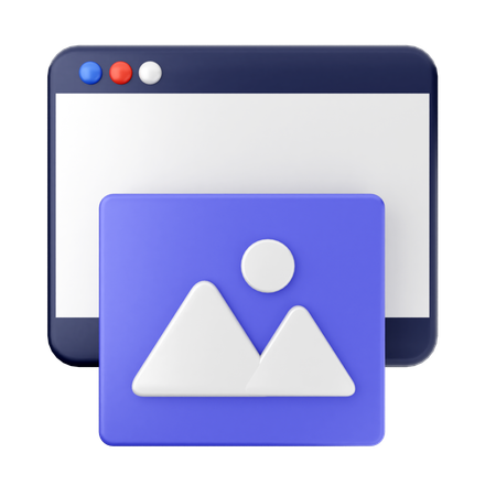 이미지 SEO  3D Icon