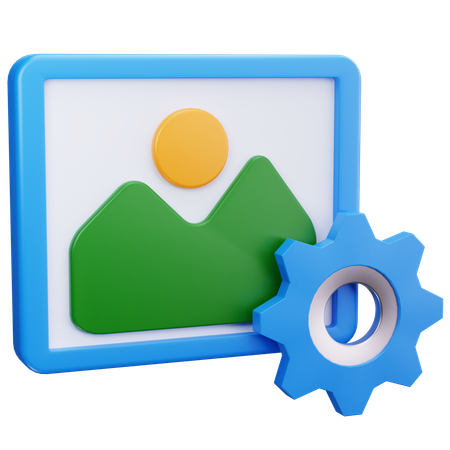 Image Settings  3D Icon