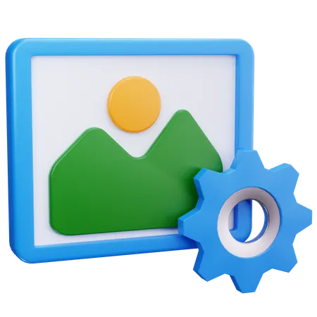 Image Settings  3D Icon