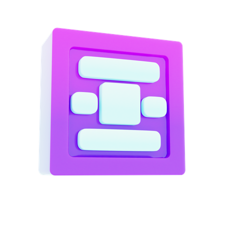 Imagem central  3D Icon