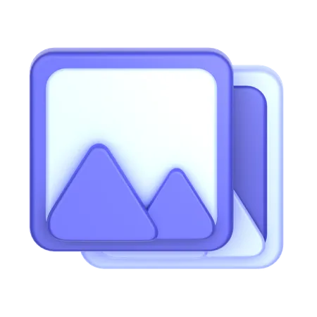 Imagem múltipla  3D Icon