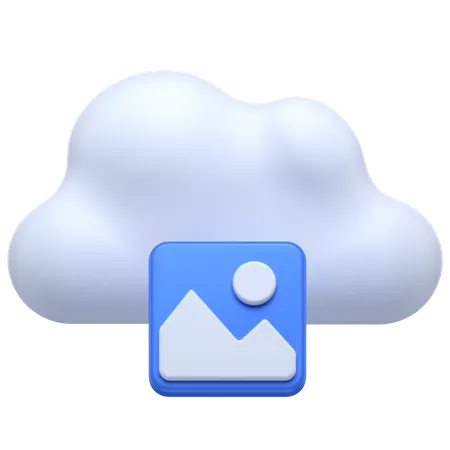 Imagen de la nube  3D Icon