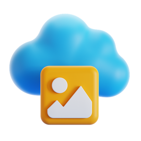Imagen de la nube  3D Icon