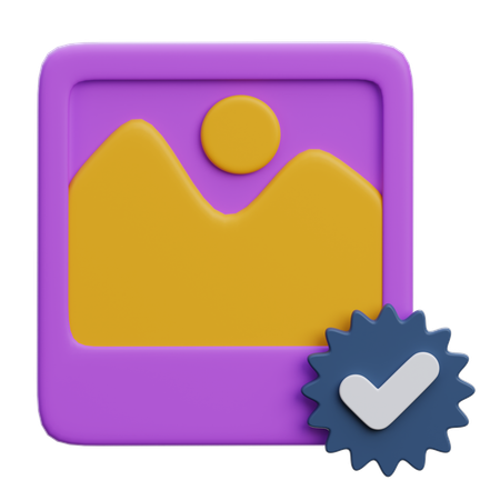 Verificar imagen  3D Icon