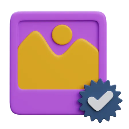 Verificar imagen  3D Icon