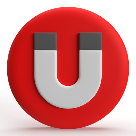 Imán  3D Icon