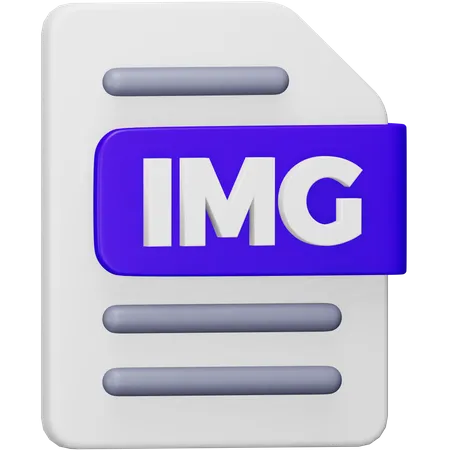 Img File  3D Icon