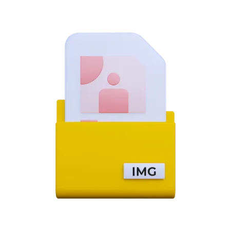 Img File  3D Icon
