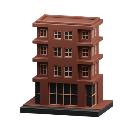 Immeuble  3D Icon