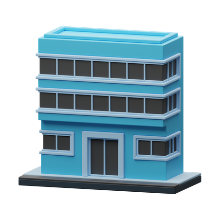 Immeuble  3D Icon