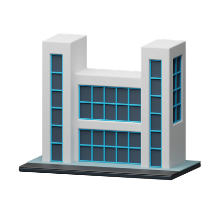 Immeuble  3D Icon