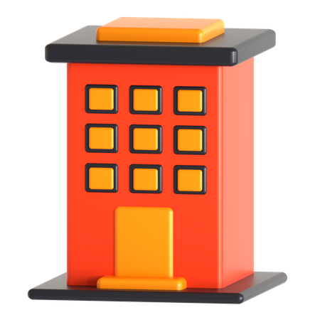 Immeuble  3D Icon