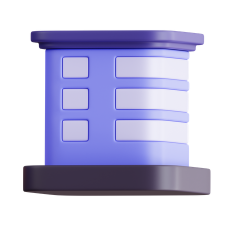 Immeuble de bureaux  3D Icon