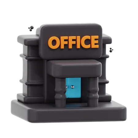 Immeuble de bureaux  3D Icon