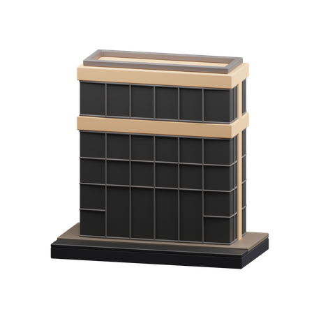 Immeuble de bureaux  3D Icon