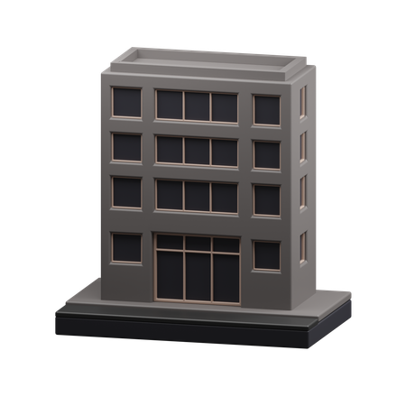 Immeuble de bureaux  3D Icon