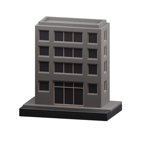 Immeuble de bureaux  3D Icon