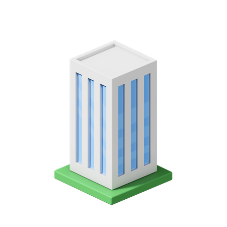 Immeuble de bureaux  3D Icon