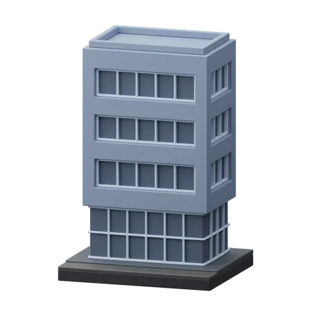 Immeuble de bureaux  3D Icon