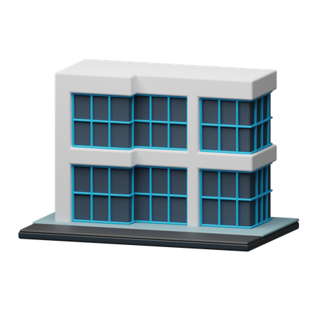 Immeuble de bureaux  3D Icon