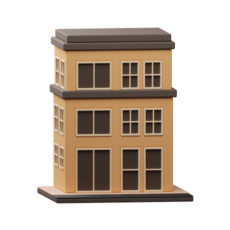 Immeuble de bureaux  3D Icon