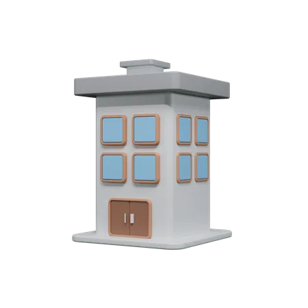 Immeuble de bureaux  3D Icon