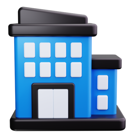 Immeuble de bureaux  3D Icon