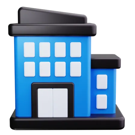 Immeuble de bureaux  3D Icon