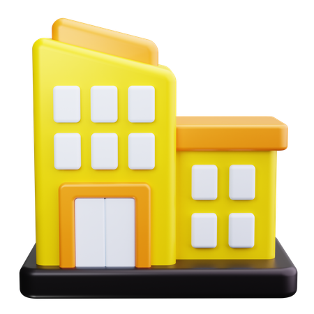 Immeuble de bureaux  3D Icon