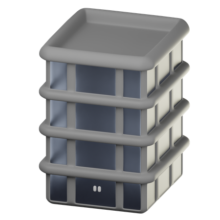 Immeuble de bureaux  3D Icon