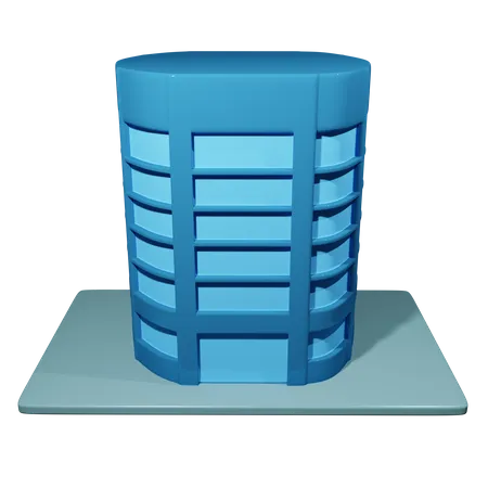 Immeuble de bureaux  3D Icon