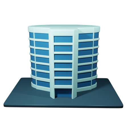 Immeuble de bureaux  3D Icon