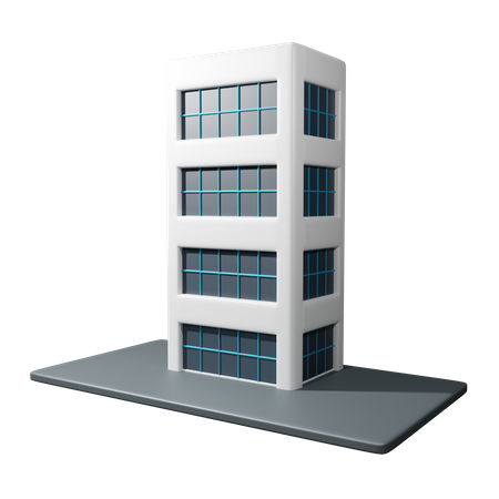 Immeuble de bureaux  3D Icon