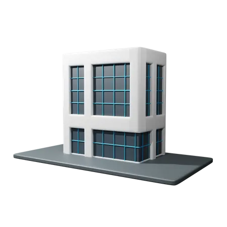 Immeuble de bureaux  3D Icon