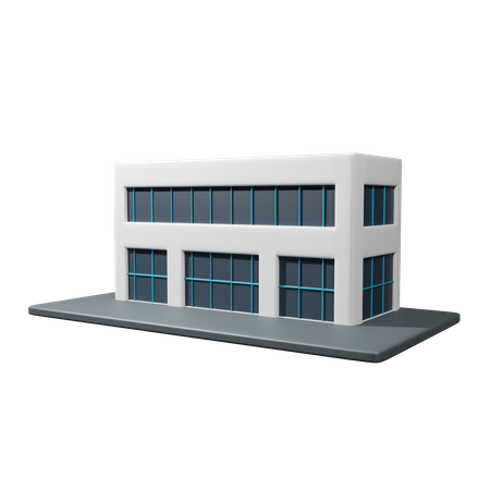 Immeuble de bureaux  3D Icon