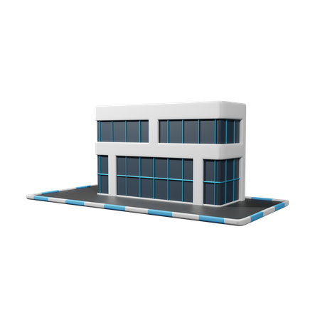 Immeuble de bureaux  3D Icon