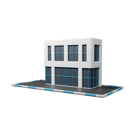 Immeuble de bureaux  3D Icon