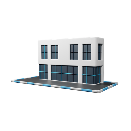 Immeuble de bureaux  3D Icon