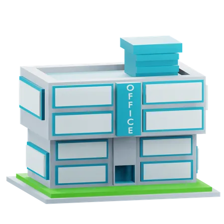 Immeuble de bureaux  3D Icon