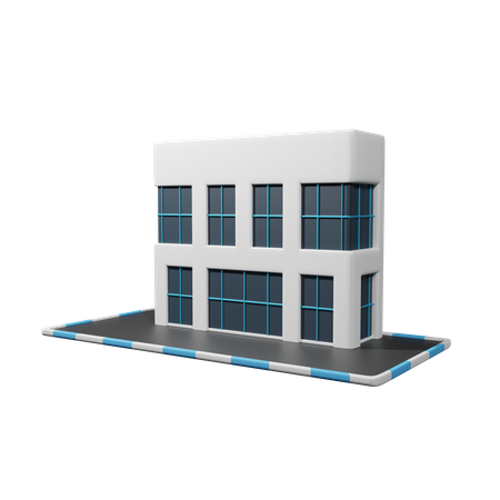 Immeuble de bureaux  3D Icon