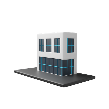 Immeuble de bureaux  3D Icon