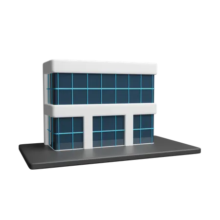 Immeuble de bureaux  3D Icon