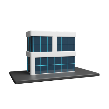 Immeuble de bureaux  3D Icon