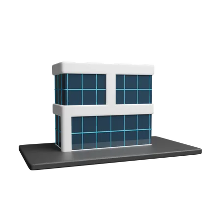 Immeuble de bureaux  3D Icon