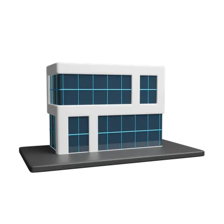 Immeuble de bureaux  3D Icon