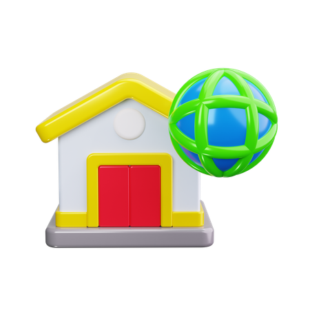 Immigration Housing  3D Icon