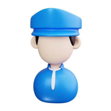 Immigration officer  3D Icon